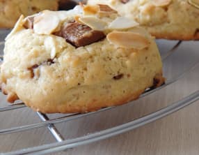 Cookies chocolat au lait et amande