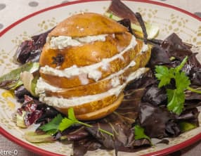 Poire farcie à la fourme d'Ambert