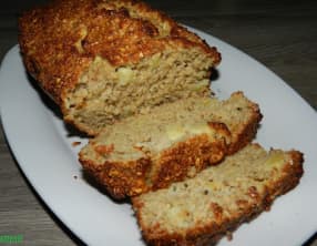 Gâteau aux flocons d'avoine et pommes