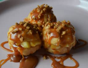 Choux à la Pomme et au Caramel