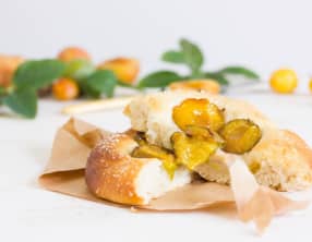 Nids briochés aux prunes