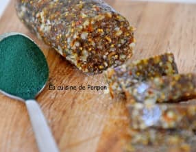 Barre énergétique à la spiruline