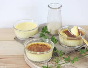 Crèmes brûlées à la vanille