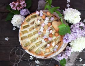 La tarte à la rhubarbe