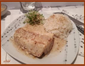 Dos de cabillaud au curry au four