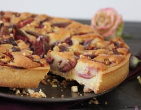 Tarte amandine aux figues