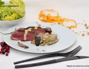 Magret de canard aux morilles Magda.