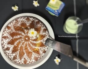 Gâteau à la crème Danette pistache