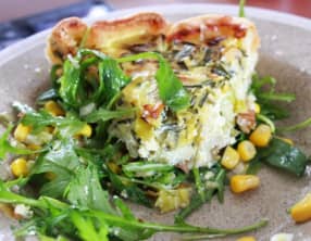 La quiche aux trois saveurs