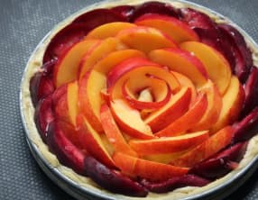 Tarte amandine aux nectarines