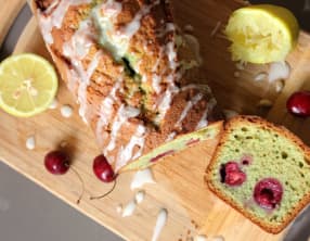 Cake cerise pistache