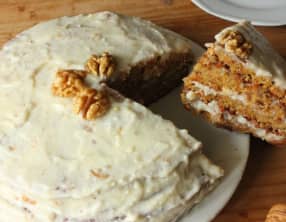 Carrot cake glacé au mascarpone