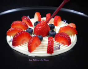 Tourbillon de panna cotta aux fraises