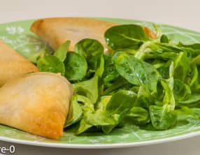 Briks au magret de canard, pruneaux et chèvre frais