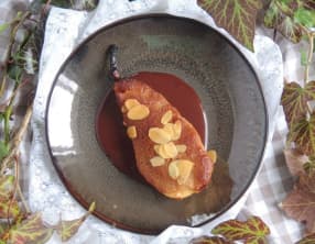 Poires gourmandes au four