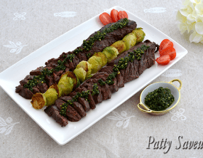 Onglet Grillé pesto de persil