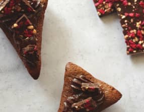 Triangles fondant au chocolat