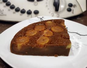 Gâteau chocolat caramel banane