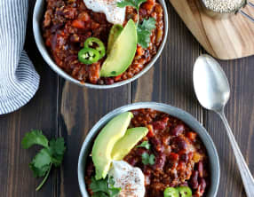 Chili vegan au quinoa