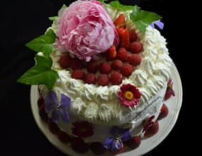 Layer cake à la fraise