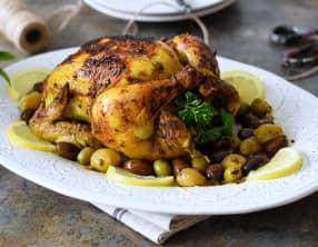 Poulet à la marocaine et olives