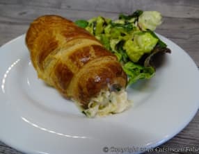 Roulés feuilletés au jambon, Pécorino et ciboulette