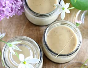 Crème à la vanille et au caramel