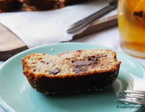 Gâteau à la banane, chocolat et noix de coco