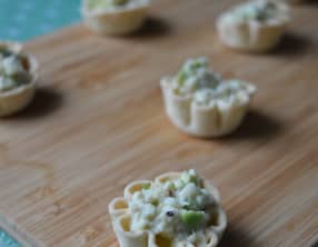 Corolles au crabe et à l'avocat