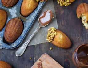 Madeleines fourrées à la pâte à tartiner