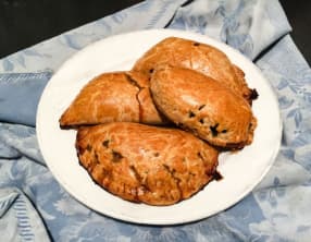 Petits chaussons aux blettes et à la féta