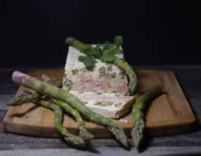 Terrine de saumon aux asperges vertes