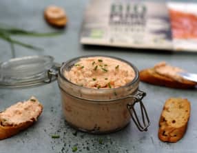 Rillettes de saumon fumé