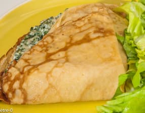 Crêpes fourrées aux blettes et à la ricotta