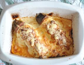 Endives au jambon et béchamel