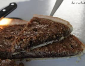 Tarte aux amandes et chocolat