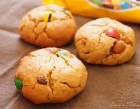 Cookies au beurre de cacahuètes & M&M's