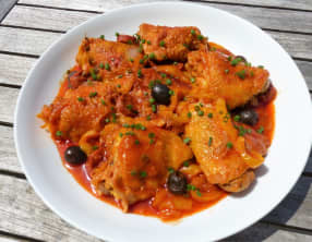 Hauts de cuisse de poulet au chorizo