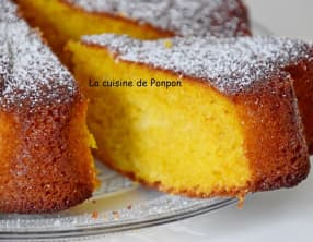 Moelleux à la confiture de potimarron