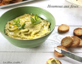 Houmous aux fèves