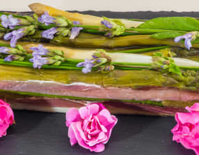 Terrine d'asperges en gelée