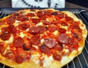 Pizza chorizo poivrons