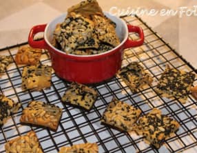 Crackers à la farine de pois chiche