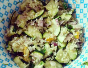 Poêlée de courgettes au citron confit