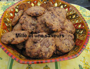 Cookies aux 2 chocolats de Cyril Lignac