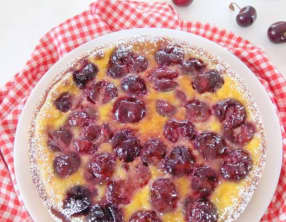 Tarte clafoutis aux cerises