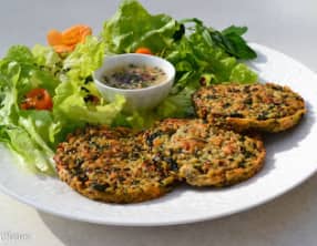 Galettes au quinoa et aux chénopodes