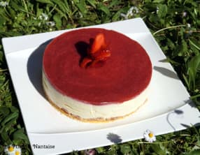 Bavarois fraise vanille