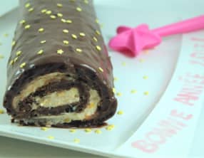 Bûche chocolat mandarine