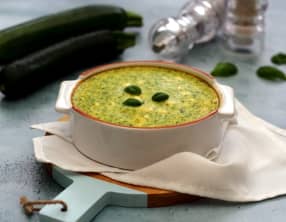 Clafoutis aux courgettes et feta